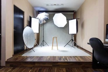 set up home photo studio